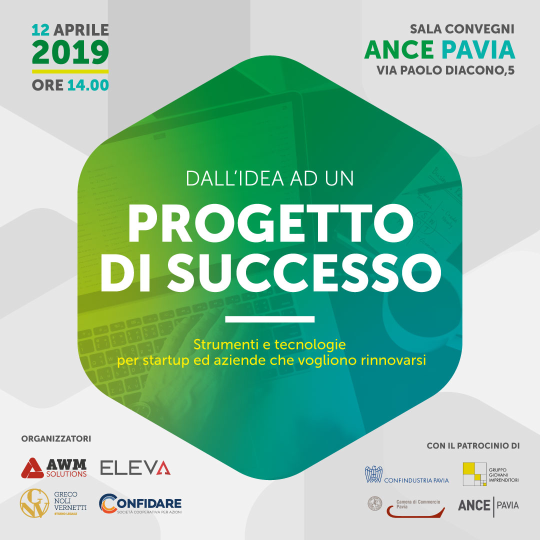 Immmagine DALL’IDEA AD UN PROGETTO DI SUCCESSO - EVENTO DEL 12-04-2019